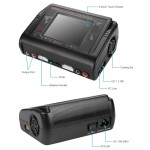 HTRC T400 Pro Battery Charger 400W AC 200W 12A*2 Discharger RC Charger for LiHV LiFe Lilon NiCd NiMh Pb Battery